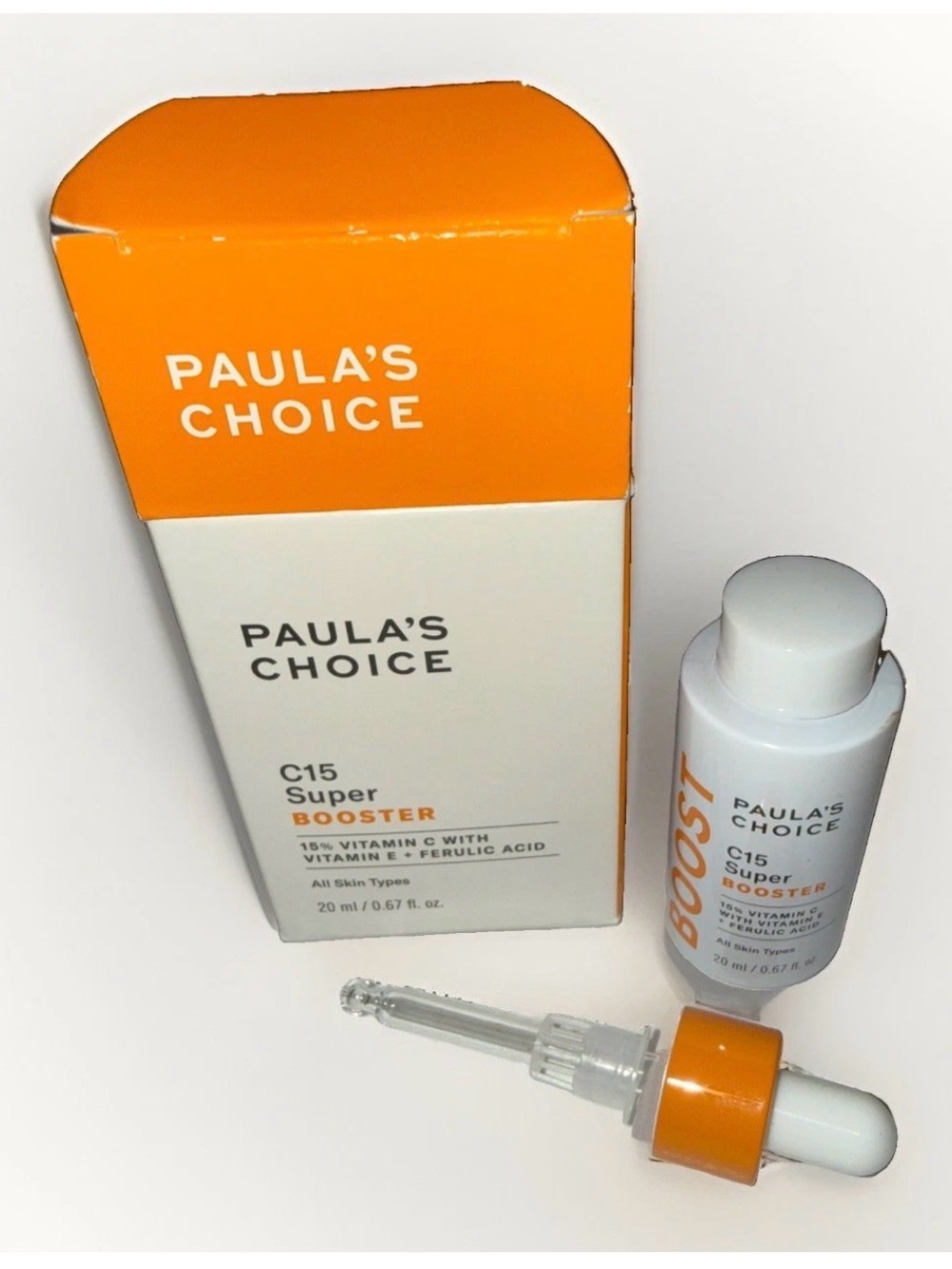 Paula's Choice C15 Super Booster Serum with Orange Accents